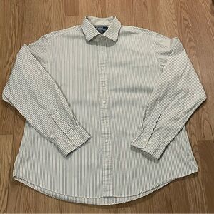 Polo Ralph Lauren Men’s 18x36/37 Long Sleeve Button Shirt Yellow Regent Custom